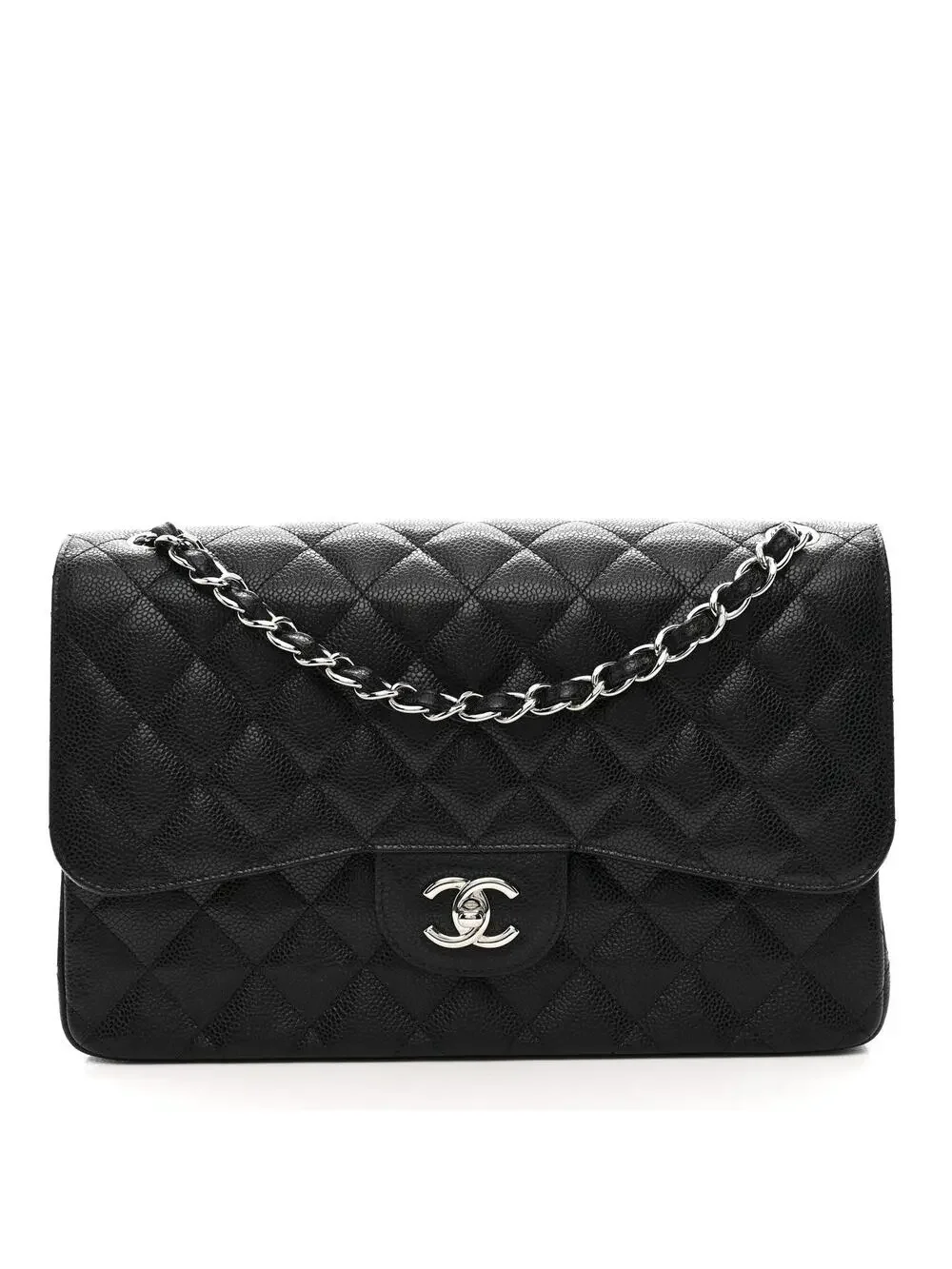 Chanel Caviar Quilted Jumbo Double Flap #270814C77B